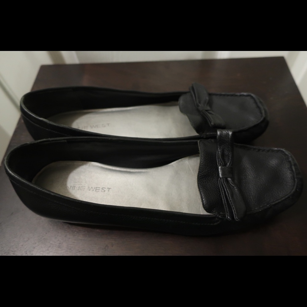 Nine West square toe loafer